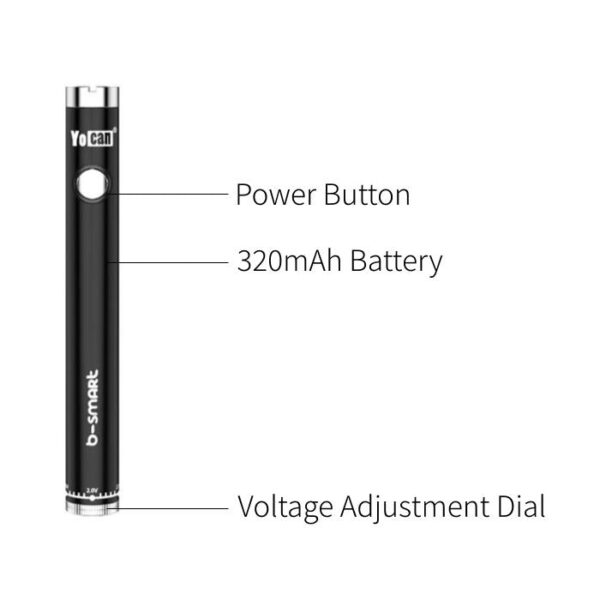 Yocan B-smart Vaporizer Battery With Charger 320mAh (10Pcs/Pack)