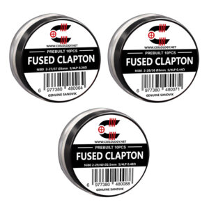 10pcs Coilology Pre-built Fused Clapton Coils