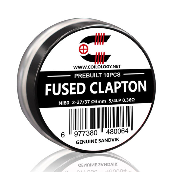 10pcs Coilology Pre-built Fused Clapton Coils