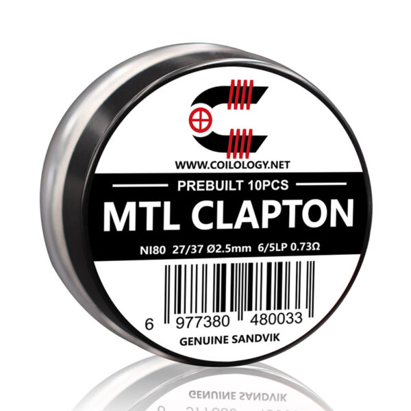 10pcs Coilology Pre-built MTL Clapton Coil