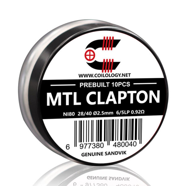 10pcs Coilology Pre-built MTL Clapton Coil