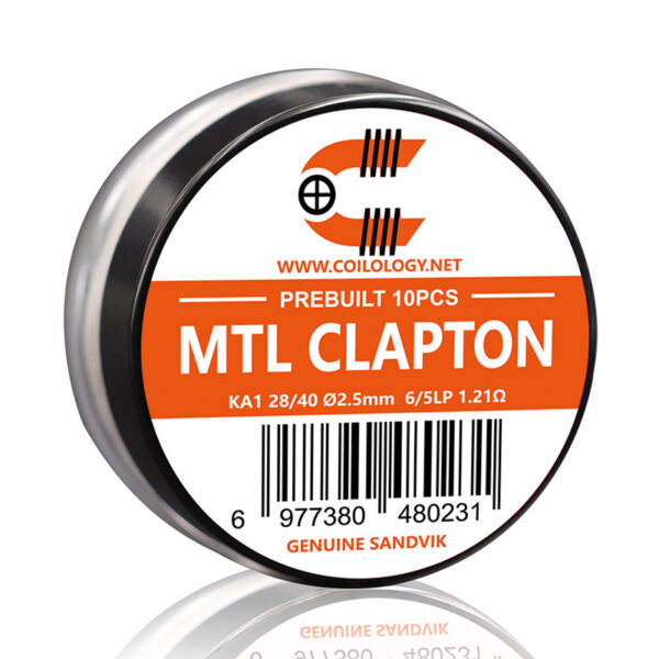 10pcs Coilology Pre-built MTL Clapton Coil