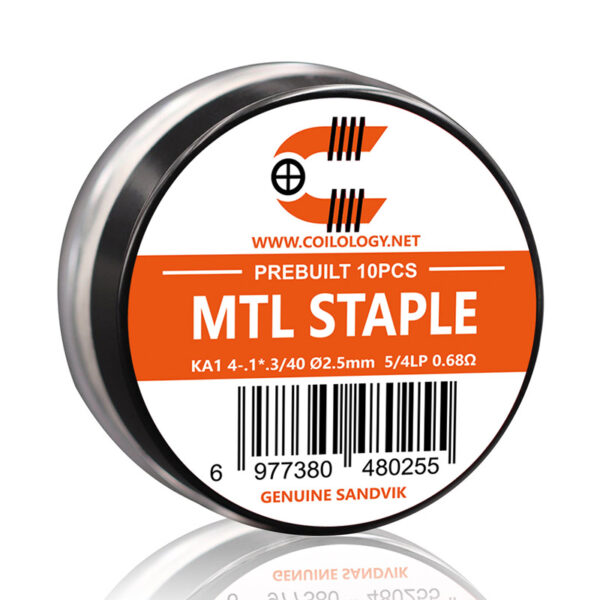 10pcs Coilology Pre-built MTL Staple Coils