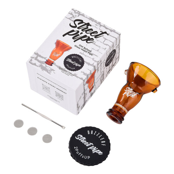 DAZZLEAF Street Pipe Old School Hand Glass Pipe