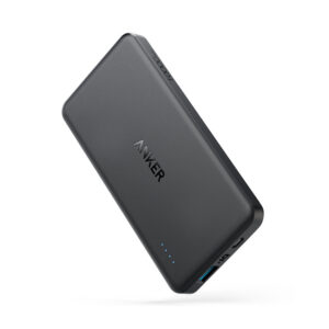 ANKER A1261 PowerCore II Slim High Speed Charging For 7/7 Plus/6S/6S Plus/6 Plus/6/SE (2020)/ 11/ 11Pro/11ProMax/XsMax,/XR/ XS/X/8/8 Plus/ AirPods/Ipad/Samsung/LG/HTC/Huawei/xiao MI and More (10000mAh)