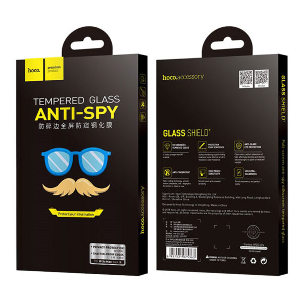 HOCO A13 Shatterproof Edge Full Screen Anti-Peep Toughened Film