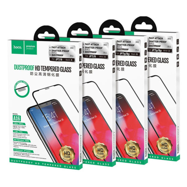 HOCO A16 Dust-Proof HD Toughened Film