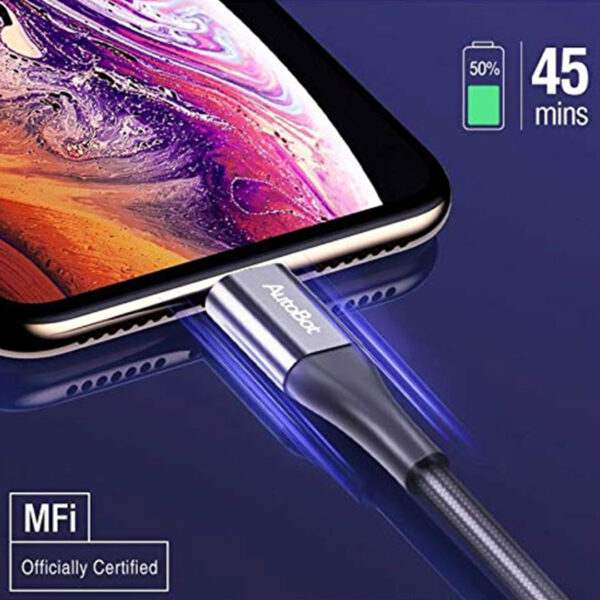 ROCK A2 MFi Fast Charge,Sync Cable 100cm