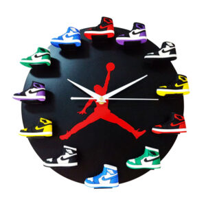 AJ02 Trade Hot Style AJ Clock Basketball Supplies 3D Shoe Model Generation Wall Clock Small Shoes Air Jordan Clock