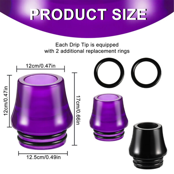Reewape AS349 810 Drip Tip Random Color (10pcs/pack)