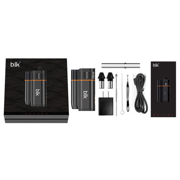 Kingtons BLK Rotary Drying & Wax Vaporizer Kit 1800mAh 1ml