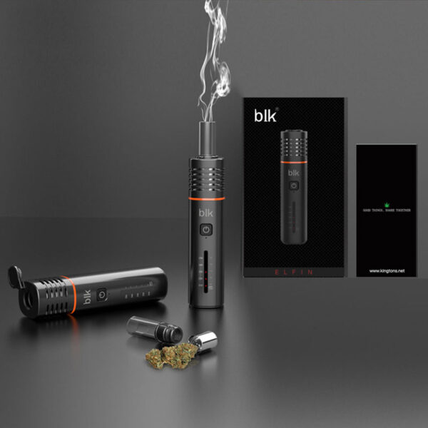 Kingtons Blk Elfin Drying Vaporizer Kit 1800mAh