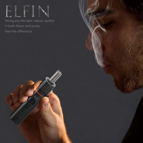 Kingtons Blk Elfin Drying Vaporizer Kit 1800mAh