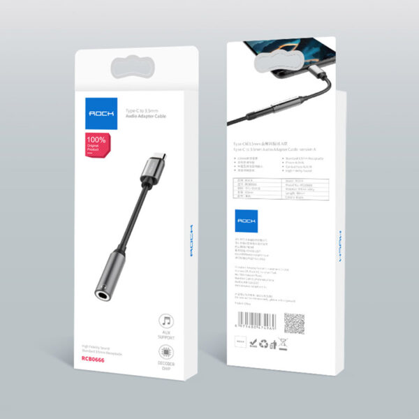 ROCK Type C to 3.5mm Audio Converter Version A
