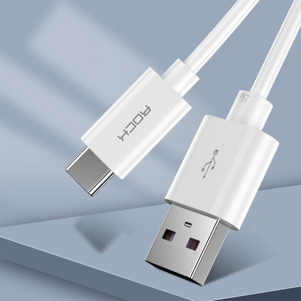 ROCK C4 C TO A 5A Charge Sync round Cable 100cm