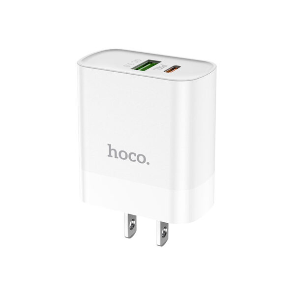 HOCO C80 Rapido PD+QC3.0 Fast Charger For 7/7 Plus/6S/6S Plus/6 Plus/6/SE (2020)/ 11/ 11Pro/11ProMax/XsMax,/XR/ XS/X/8/8 Plus/ AirPods/Ipad/Samsung/LG/HTC/Huawei/Moto/xiao MI and More