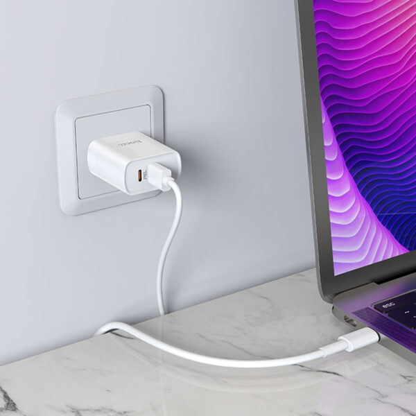 HOCO C80 Rapido PD+QC3.0 Fast Charger For 7/7 Plus/6S/6S Plus/6 Plus/6/SE (2020)/ 11/ 11Pro/11ProMax/XsMax,/XR/ XS/X/8/8 Plus/ AirPods/Ipad/Samsung/LG/HTC/Huawei/Moto/xiao MI and More