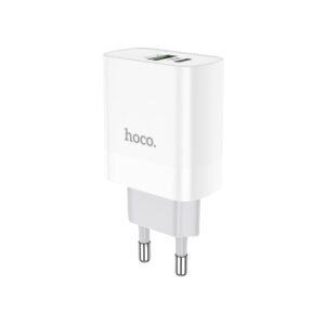HOCO C80A Rapido PD+QC3.0 Fast Charger For 7/7 Plus/6S/6S Plus/6 Plus/6/SE (2020)/ 11/ 11Pro/11ProMax/XsMax,/XR/ XS/X/8/8 Plus/ AirPods/Ipad/Samsung/LG/HTC/Huawei/Moto/xiao MI and More