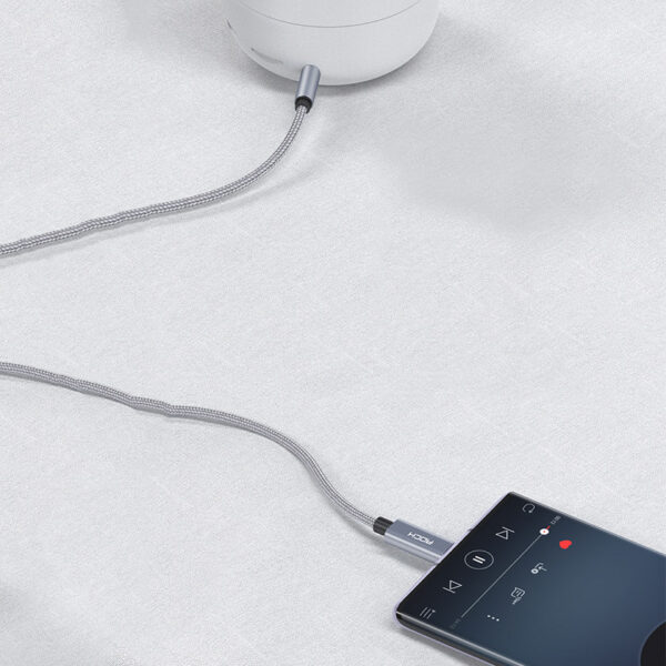 ROCK CA09 Type C to 3.5mm AUX Audio Cable 100cm