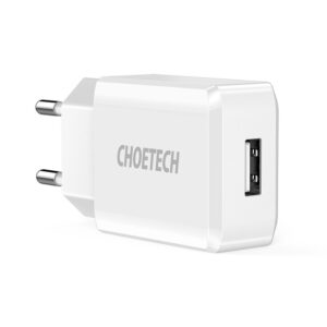 CHOETECH C0029 Single 5V/2A USB Fast Charging For 7/7 Plus/6S/6S Plus/6 Plus/6/SE (2020)/ 11/ 11Pro/11ProMax/XsMax,/XR/ XS/X/8/8 Plus/ AirPods/Ipad/Samsung/LG/HTC/Huawei/Moto/xiao MI and More