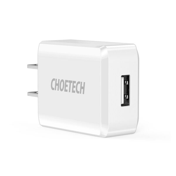 CHOETECH C0029 Single 5V/2A USB Fast Charging For 7/7 Plus/6S/6S Plus/6 Plus/6/SE (2020)/ 11/ 11Pro/11ProMax/XsMax,/XR/ XS/X/8/8 Plus/ AirPods/Ipad/Samsung/LG/HTC/Huawei/Moto/xiao MI and More