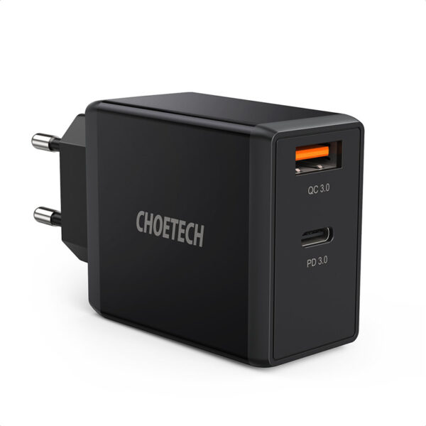 CHOETECH PD5001 PD 65W GaN Charger Fast Charging For 7/7 Plus/6S/6S Plus/6 Plus/6/SE (2020)/ 11/ 11Pro/11ProMax/XsMax,/XR/ XS/X/8/8 Plus/ AirPods/Ipad/MacBook/Samsung/LG/HTC/Huawei/Moto/xiao MI and More