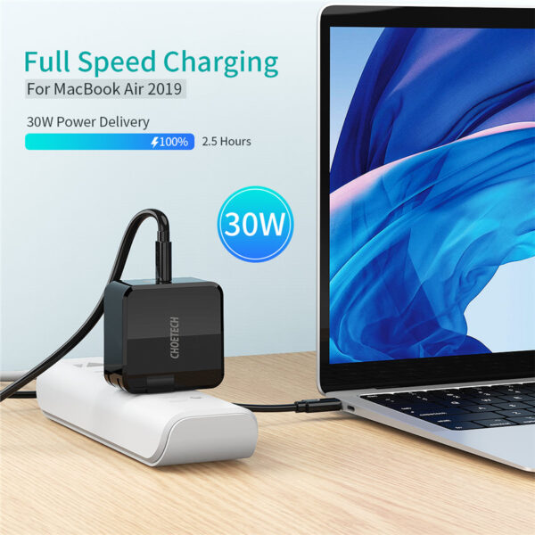 CHOETECH Q6005 USB-C Fast Charging For 7/7 Plus/6S/6S Plus/6 Plus/6/SE (2020)/ 11/ 11Pro/11ProMax/XsMax,/XR/ XS/X/8/8 Plus/ AirPods/Ipad/Samsung/LG/HTC/Huawei/Moto/xiao MI and More