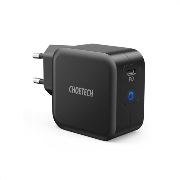 CHOETECH Q6006 PD 61W USB-C Mini Charger Fast Charging For 7/7 Plus/6S/6S Plus/6 Plus/6/SE (2020)/ 11/ 11Pro/11ProMax/XsMax,/XR/ XS/X/8/8 Plus/ AirPods/Ipad/MacBook/Samsung/LG/HTC/Huawei/Moto/xiao MI and More