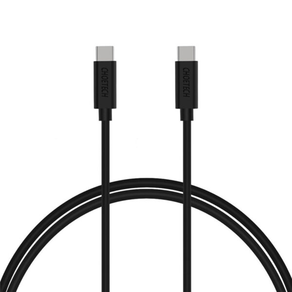 CHOETECH Nickel-plated Connectors, TYPE-C to TYPE-C Cable
