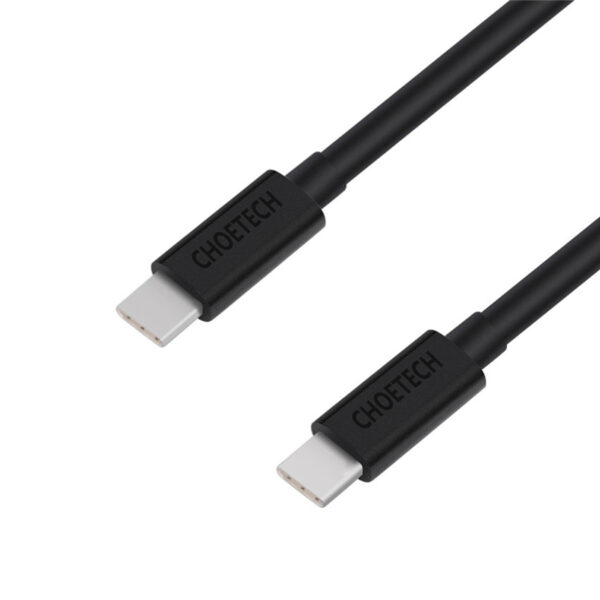 CHOETECH Nickel-plated Connectors, TYPE-C to TYPE-C Cable