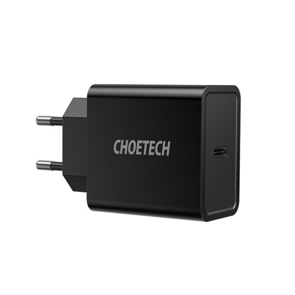 CHOETECH PD1C Type C 18w PD Wall Fast Charging For 7/7 Plus/6S/6S Plus/6 Plus/6/SE (2020)/ 11/ 11Pro/11ProMax/XsMax,/XR/ XS/X/8/8 Plus/ AirPods/Ipad/Samsung/LG/HTC/Huawei/Moto/xiao MI and More