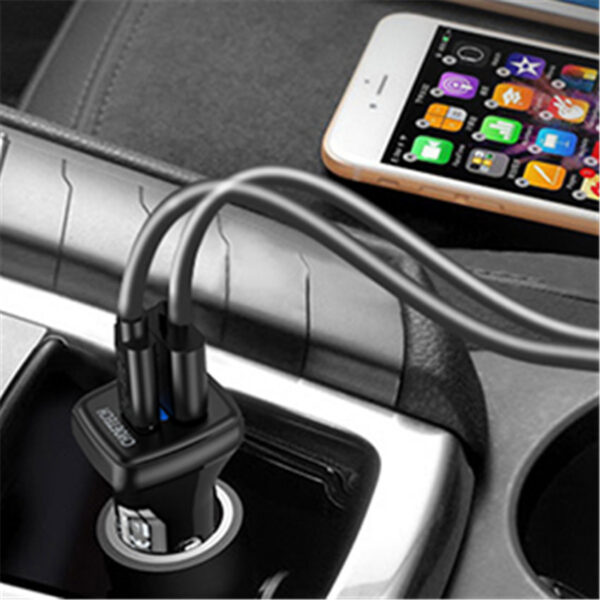 CHOETECH TC0005 CHOETECH Quick Charge 3.0 QC USB Car Charge Fast Charging For 7/7 Plus/6S/6S Plus/6 Plus/6/SE (2020)/ 11/ 11Pro/11ProMax/XsMax,/XR/ XS/X/8/8 Plus/ AirPods/Ipad/Samsung/LG/HTC/Huawei/Moto/xiao MI and More
