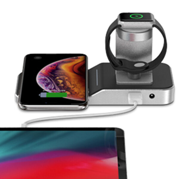 CHOETECH T316 MFi Certificated 4-in-1 Wireless Charging Dock For 11/11Pro/11ProMax/XR/XsMax/XS/X/8/8Plus