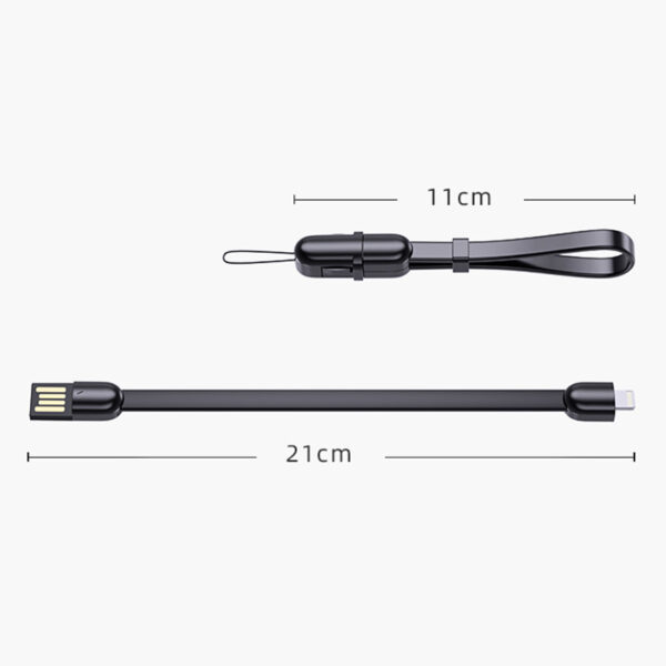 ROCK Lightning Portable Charge,Sync Cable with Keychain 14cm