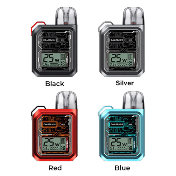 Uwell Caliburn GK3 Pod System Kit 900mAh 2.5ml (SALE)