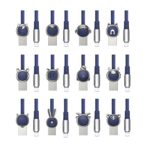 ROCK Chinese Zodiac II Lightning Charge,Sync Cable (Test Tube) Set (6pcs/pack) 100cm