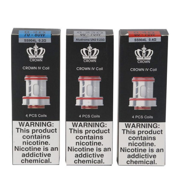 Uwell Crown IV Tank Replacement Coil (4pcs/Pack)