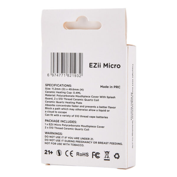 DAZZLEAF EZii Micro Wax Dab Tank Set 0.4ml (2pcs/pack)