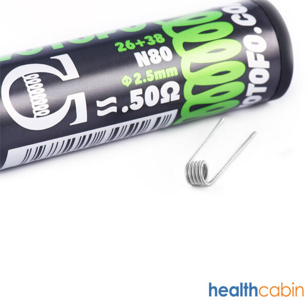 10pcs Wotofo 0.5ohm Fused Clapton Prebuilt Coils 26GA+38GA