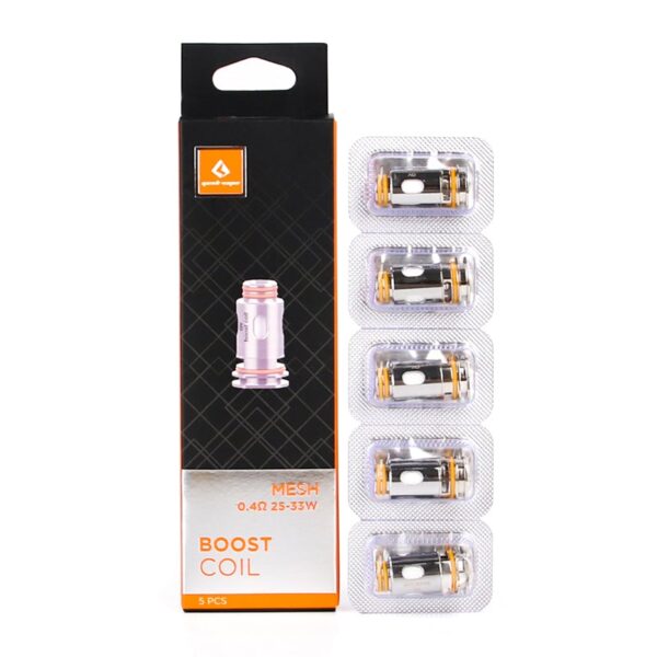 Geekvape B Series Coil for Aegis Boost,Aegis Boost Plus,Aegis Boost LE Bonus,Aegis Hero,Zeus Nano,Mero AIO,Z50 Kit,Z Nano 2 Tank,B100 Kit,Obelisk 65 / 65 FC Kit,H45 Kit,H45 Classic Kit,B60 Kit,Aegis Boost 3 Kit, Z Nano MTL Tank (5pcs/pack)