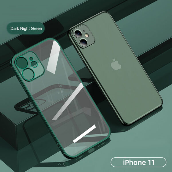 HC C08 Complete Plating Enclosure Case For 12Mini/12/12Pro/12ProMax/7 Plus/11/11Pro/11ProMax/XsMax/XS/8Plus