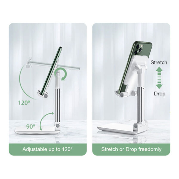 HC DS02 Genuine Desktop Stand Go Up And Down And Fold For Mobile phones Tablets iPad