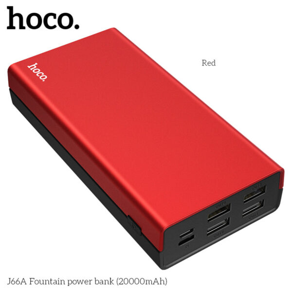 HOCO J66A Mobile Power Supply High Speed Charging For 7/7 Plus/6S/6S Plus/6 Plus/6/SE (2020)/ 11/ 11Pro/11ProMax/XsMax,/XR/ XS/X/8/8 Plus/ AirPods/Ipad/Samsung/LG/HTC/Huawei/Moto/xiao MI and More(Lithium Polymer 20000mAh)