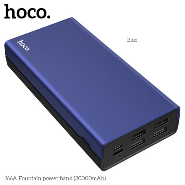 HOCO J66A Mobile Power Supply High Speed Charging For 7/7 Plus/6S/6S Plus/6 Plus/6/SE (2020)/ 11/ 11Pro/11ProMax/XsMax,/XR/ XS/X/8/8 Plus/ AirPods/Ipad/Samsung/LG/HTC/Huawei/Moto/xiao MI and More(Lithium Polymer 20000mAh)