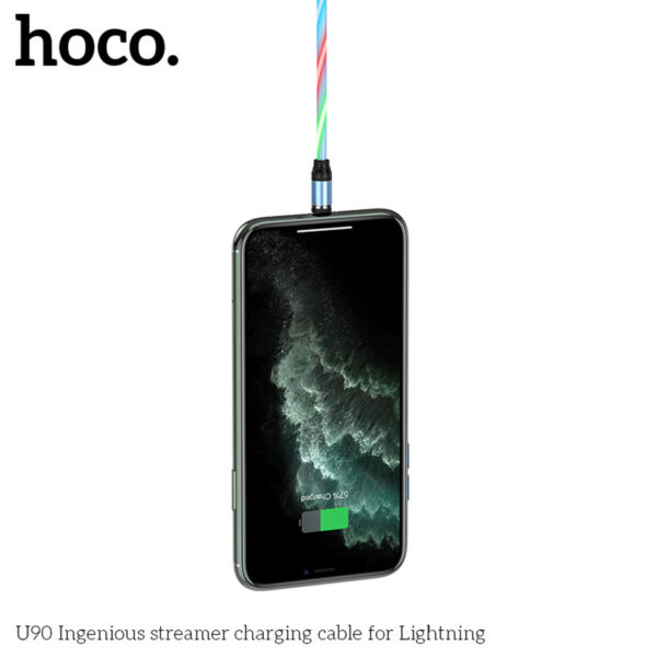 HOCO U90 Magnetic Stream-Absorbing Charging Cable Fast Charging