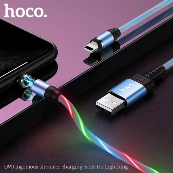 HOCO U90 Magnetic Stream-Absorbing Charging Cable Fast Charging