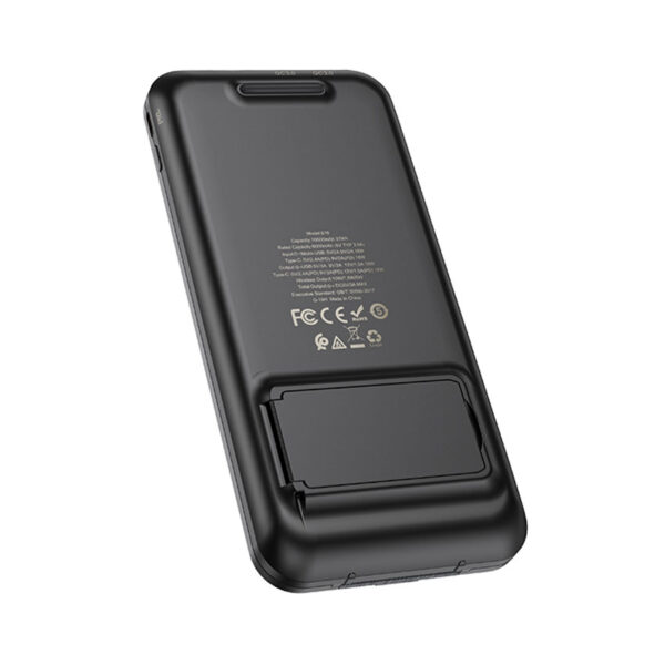 HOCO S16 Energy Lake PD+10W Wireless Charging Multi-Function Mobile Power Bank High Speed Charging For 7/7 Plus/6S/6S Plus/6 Plus/6/SE (2020)/ 11/ 11Pro/11ProMax/XsMax,/XR/ XS/X/8/8 Plus/ AirPods/Ipad/Samsung/LG/HTC/Huawei/Moto/xiao MI and More(10000mAh)