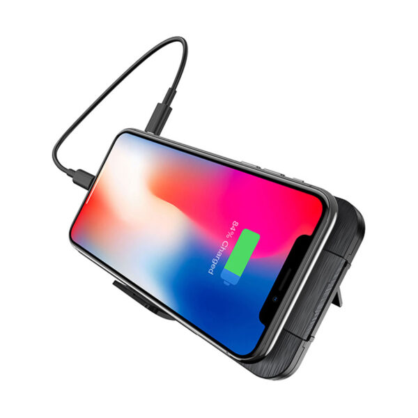 HOCO S16 Energy Lake PD+10W Wireless Charging Multi-Function Mobile Power Bank High Speed Charging For 7/7 Plus/6S/6S Plus/6 Plus/6/SE (2020)/ 11/ 11Pro/11ProMax/XsMax,/XR/ XS/X/8/8 Plus/ AirPods/Ipad/Samsung/LG/HTC/Huawei/Moto/xiao MI and More(10000mAh)