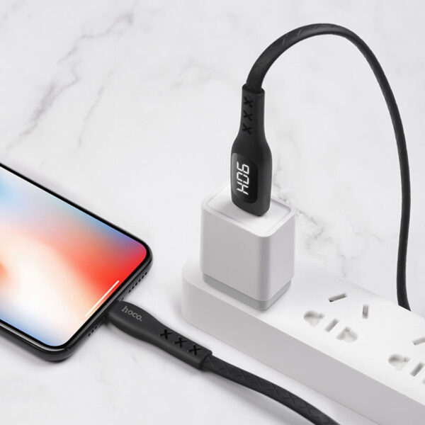 HOCO S6 Fast Charging cable with Timing Display