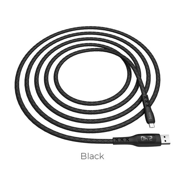 HOCO S6 Fast Charging cable with Timing Display for Micro